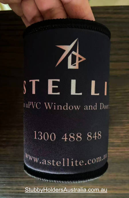 Sublimated Print Stubby Holders Custom Designed in Australia