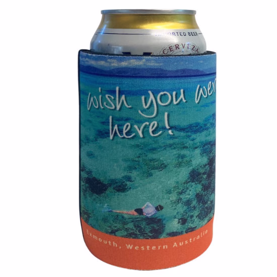 SHA-3A, THE CLASSIC STUBBIE: Standard 5 mm Stubby Holder with base, plus glued and taped seams. Full colour print